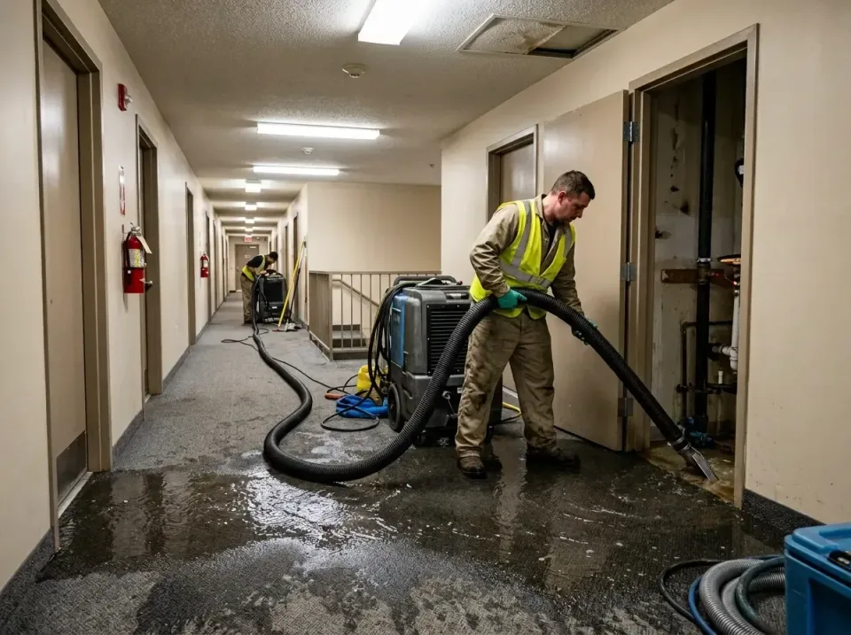 multi-unit-apartment-hallway-f-005 — frequently asked questions, Emergency Burst Pipe Water Extraction & Removal in Falls Ci…